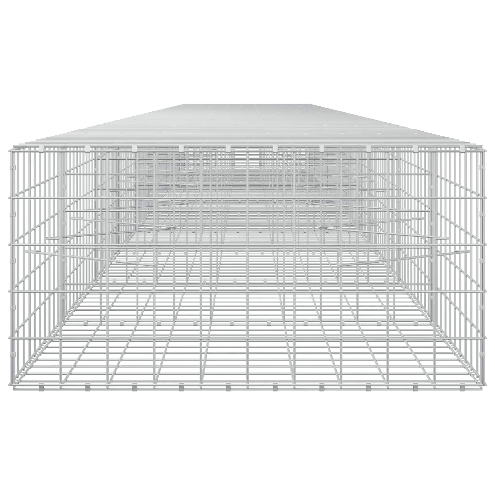 Gabion z žico 5 mm in mrežo 10x10 cm 1000x100x50 cm