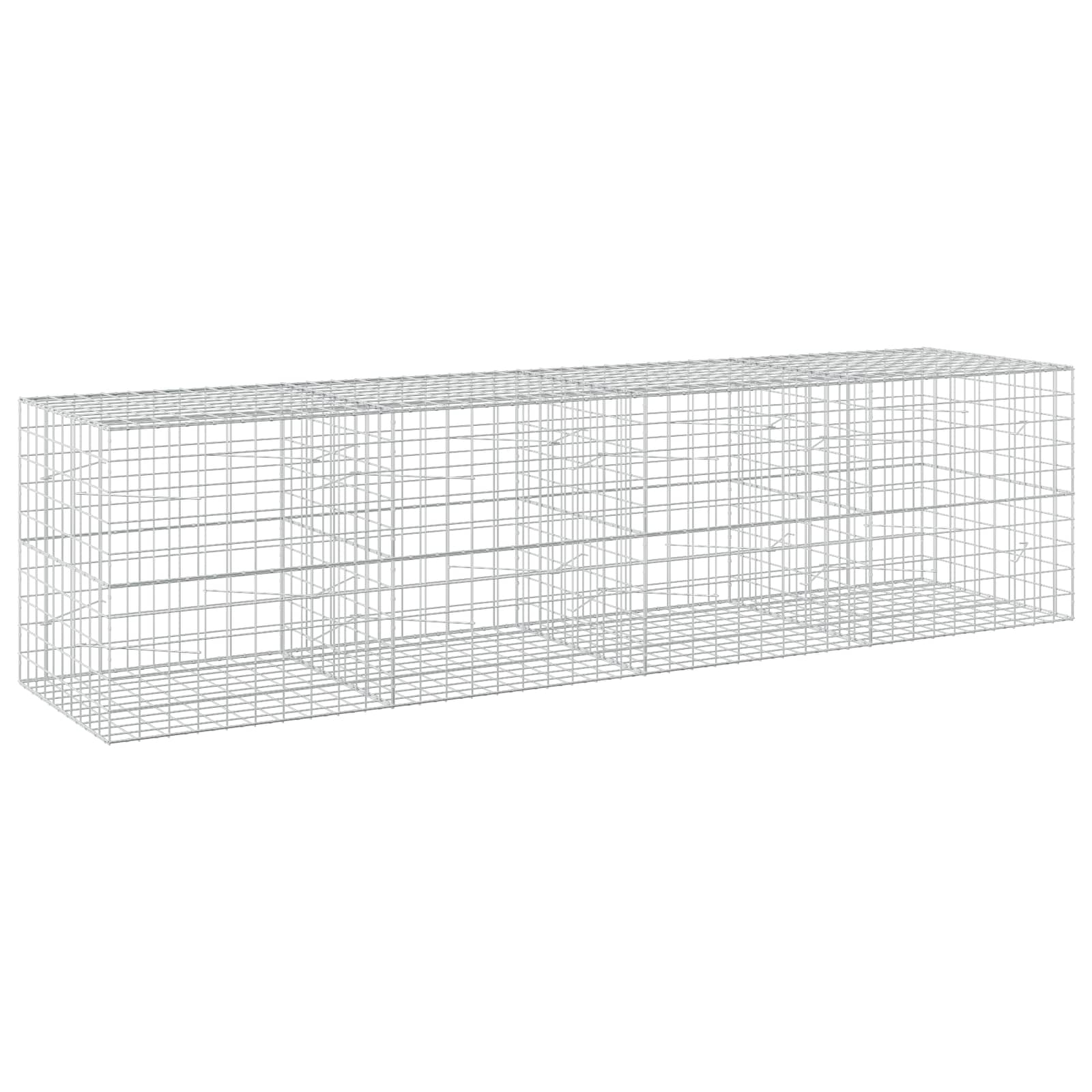 Gabion z žico 5 mm in mrežo 10x10 cm 400x100x100 cm