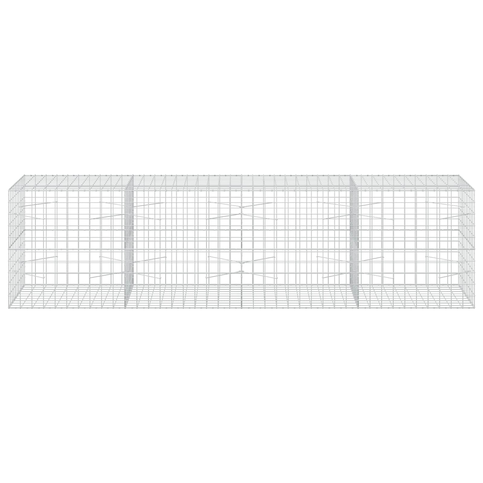 Gabion z žico 5 mm in mrežo 10x10 cm 400x100x100 cm