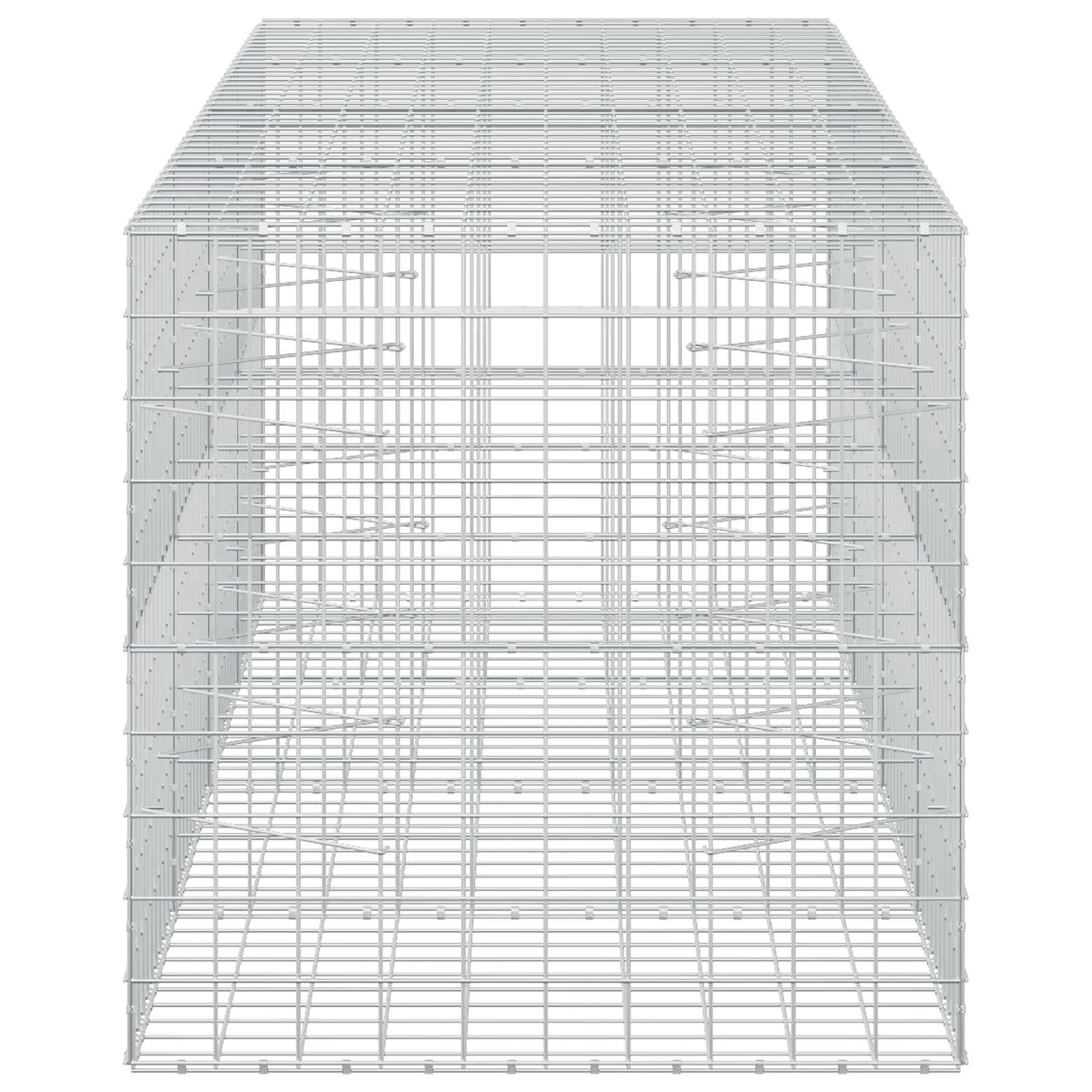 Gabion z žico 5 mm in mrežo 10x10 cm 400x100x100 cm