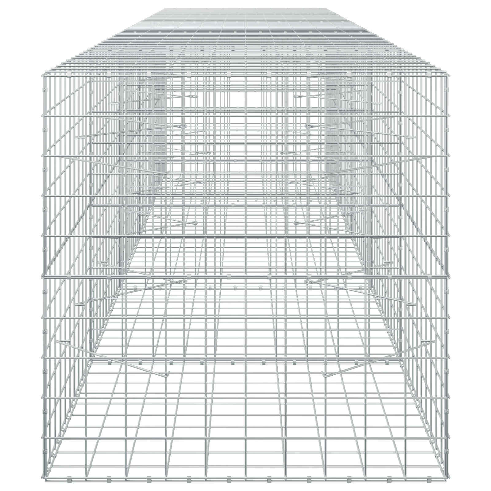 Gabion z žico 5 mm in mrežo 10x10 cm 500x100x100 cm
