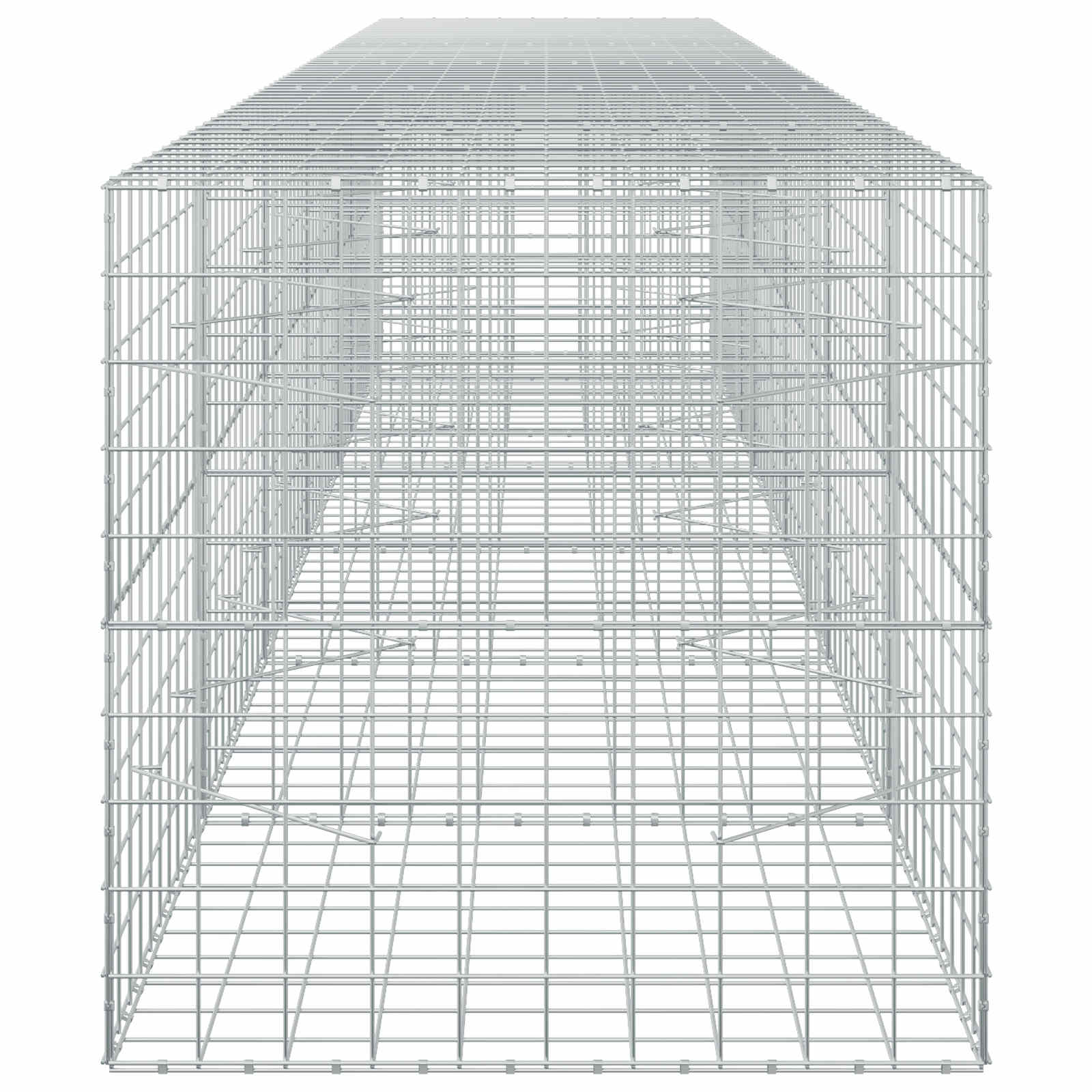 Gabion z žico 5 mm in mrežo 10x10 cm 550x100x100 cm