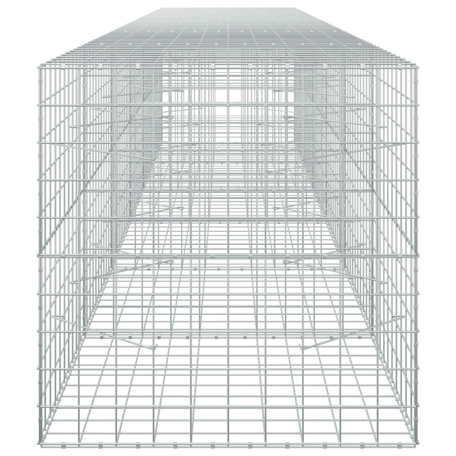 Gabion z žico 5 mm in mrežo 10x10 cm 600x100x100 cm