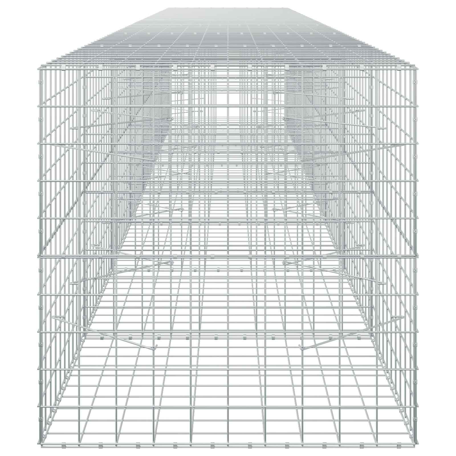 Gabion z žico 5 mm in mrežo 10x10 cm 700x100x100 cm