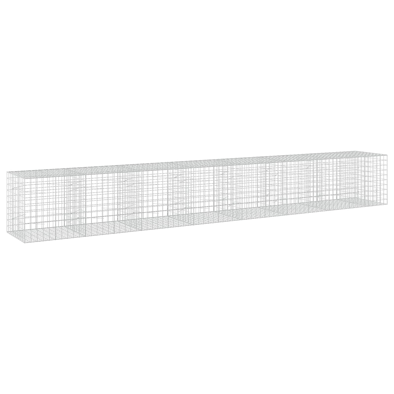Gabion z žico 5 mm in mrežo 10x10 cm 750x100x100 cm