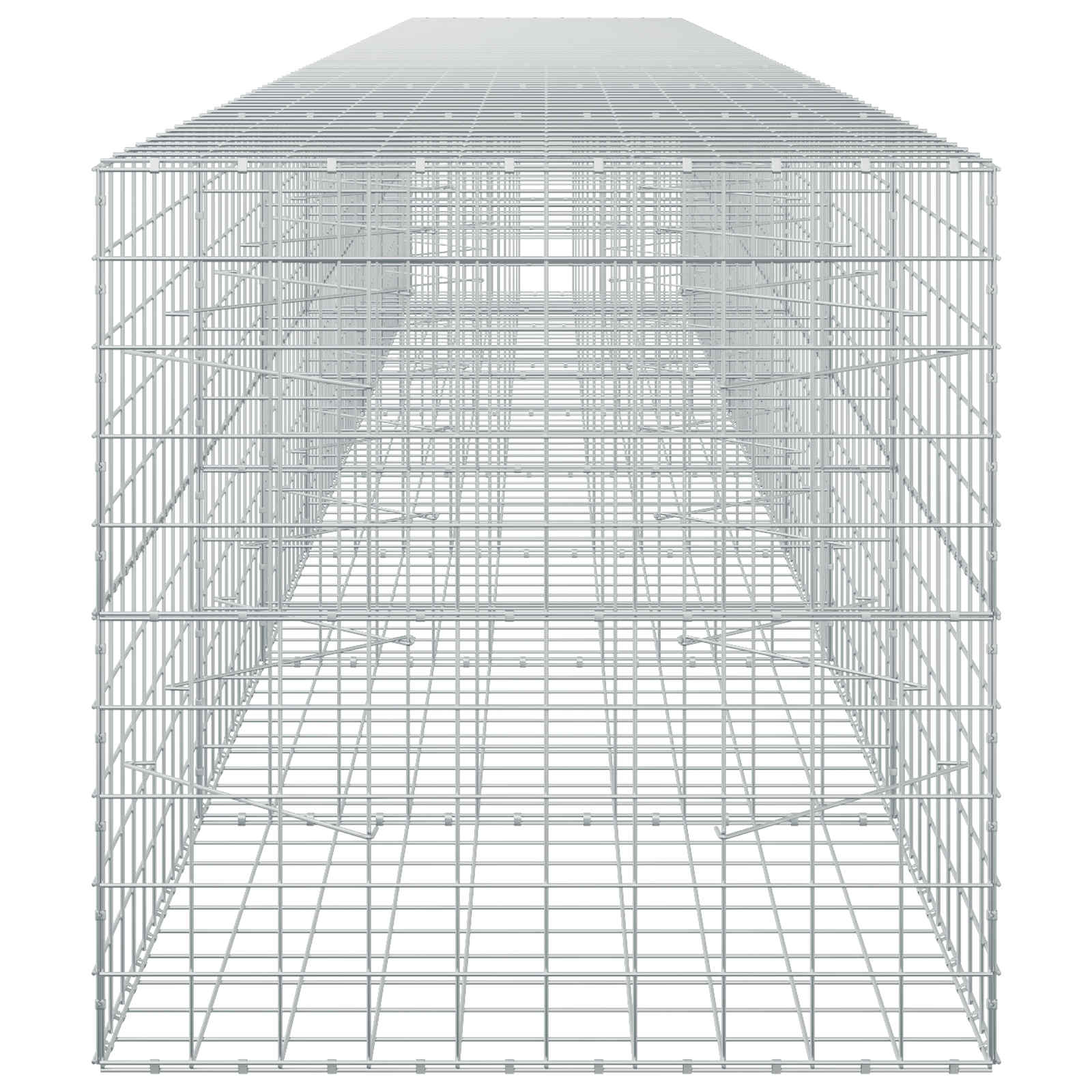 Gabion z žico 5 mm in mrežo 10x10 cm 800x100x100 cm