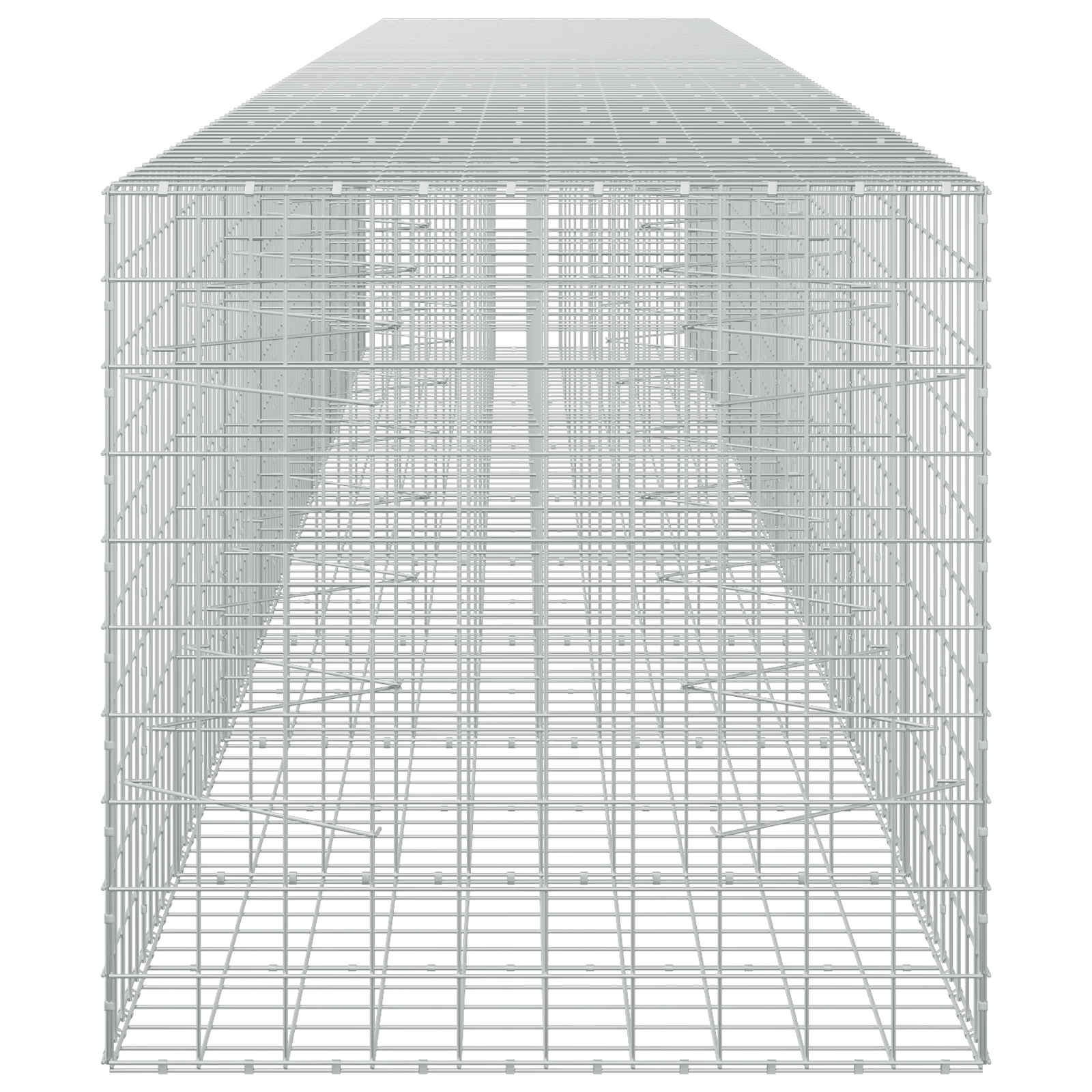 Gabion z žico 5 mm in mrežo 10x10 cm 850x100x100 cm