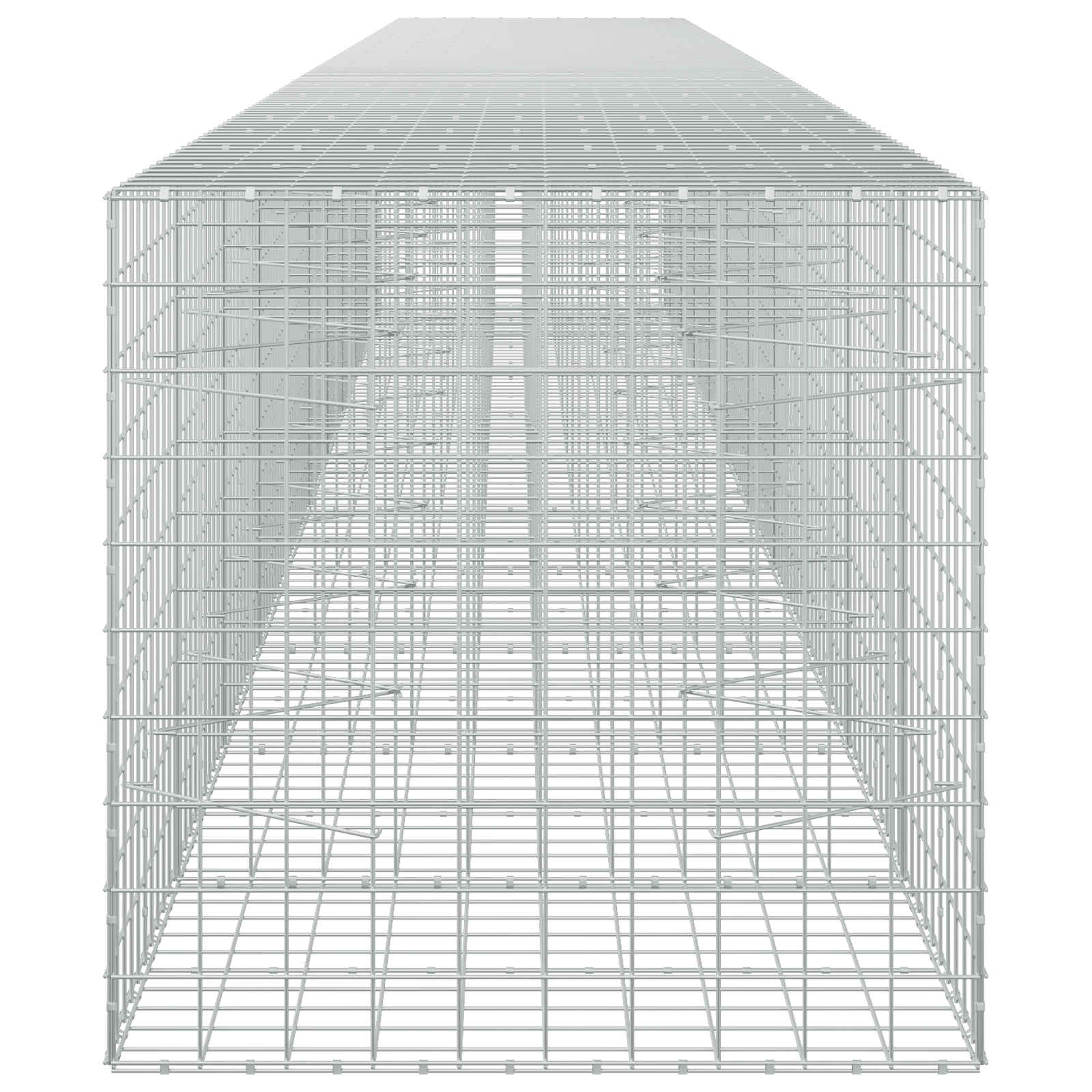 Gabion z žico 5 mm in mrežo 10x10 cm 1050x100x100 cm