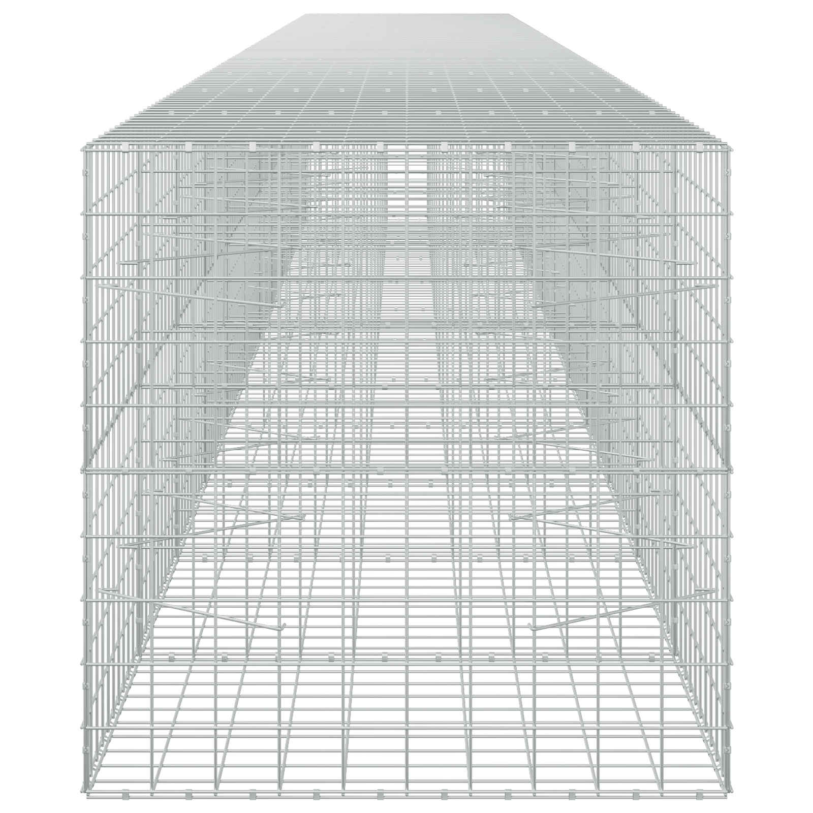 Gabion z žico 5 mm in mrežo 10x10 cm 1100x100x100 cm