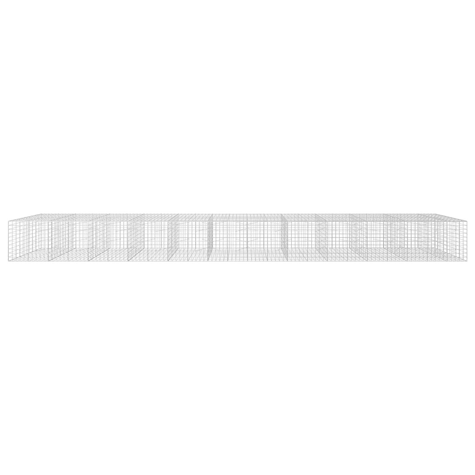 Gabion z žico 5 mm in mrežo 10x10 cm 1150x100x100 cm