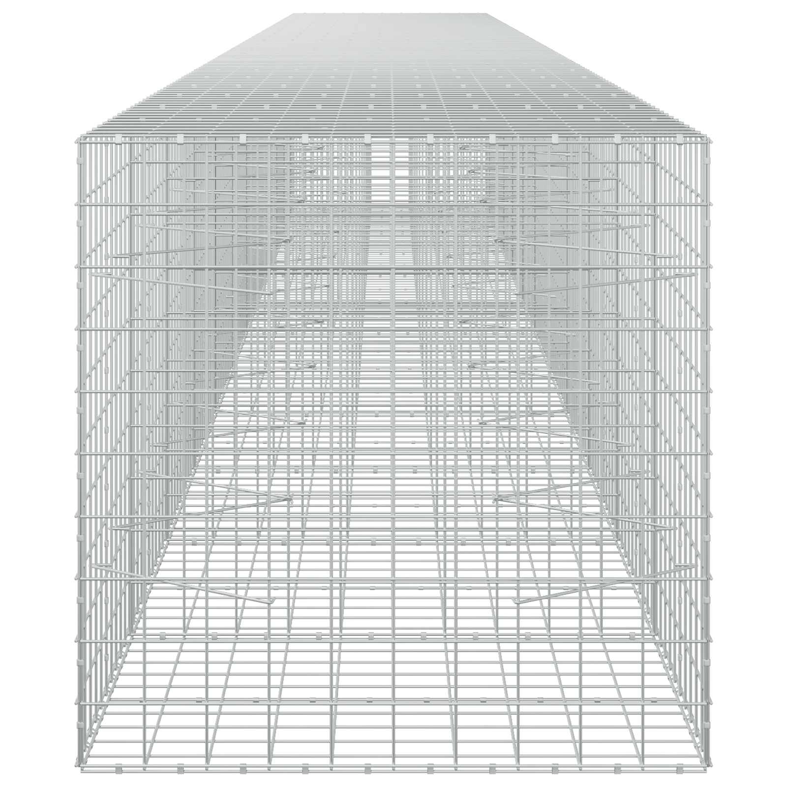 Gabion z žico 5 mm in mrežo 10x10 cm 1150x100x100 cm