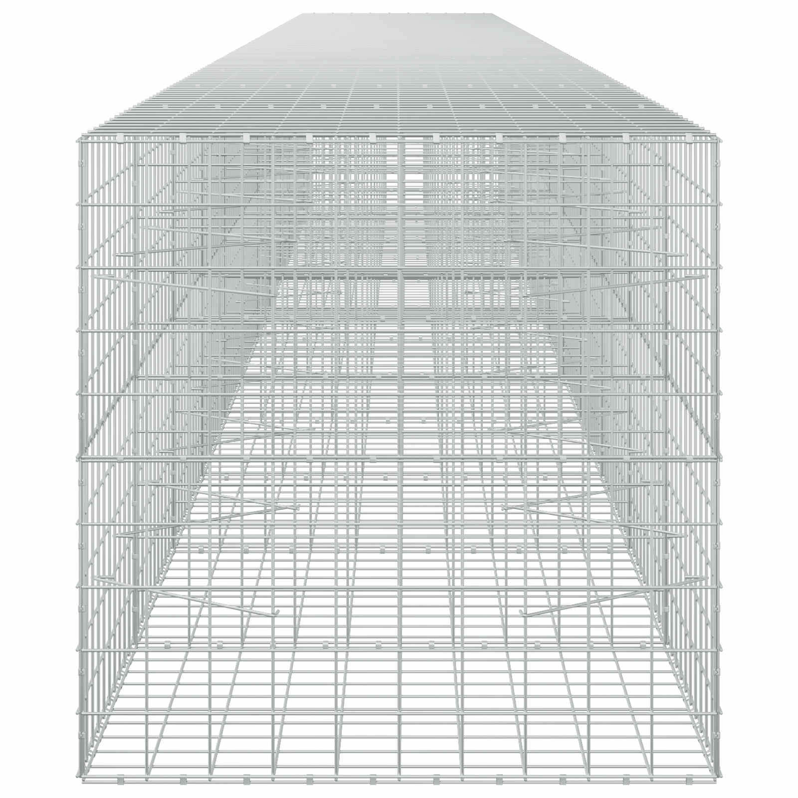Gabion z žico 5 mm in mrežo 10x10 cm 1200x100x100 cm