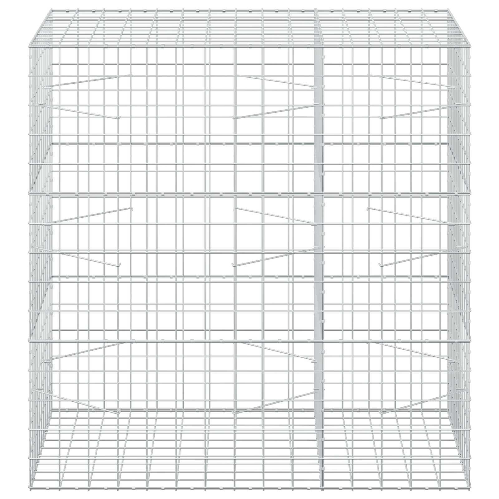 Gabion z žico 5 mm in mrežo 10x10 cm 150x100x150 cm