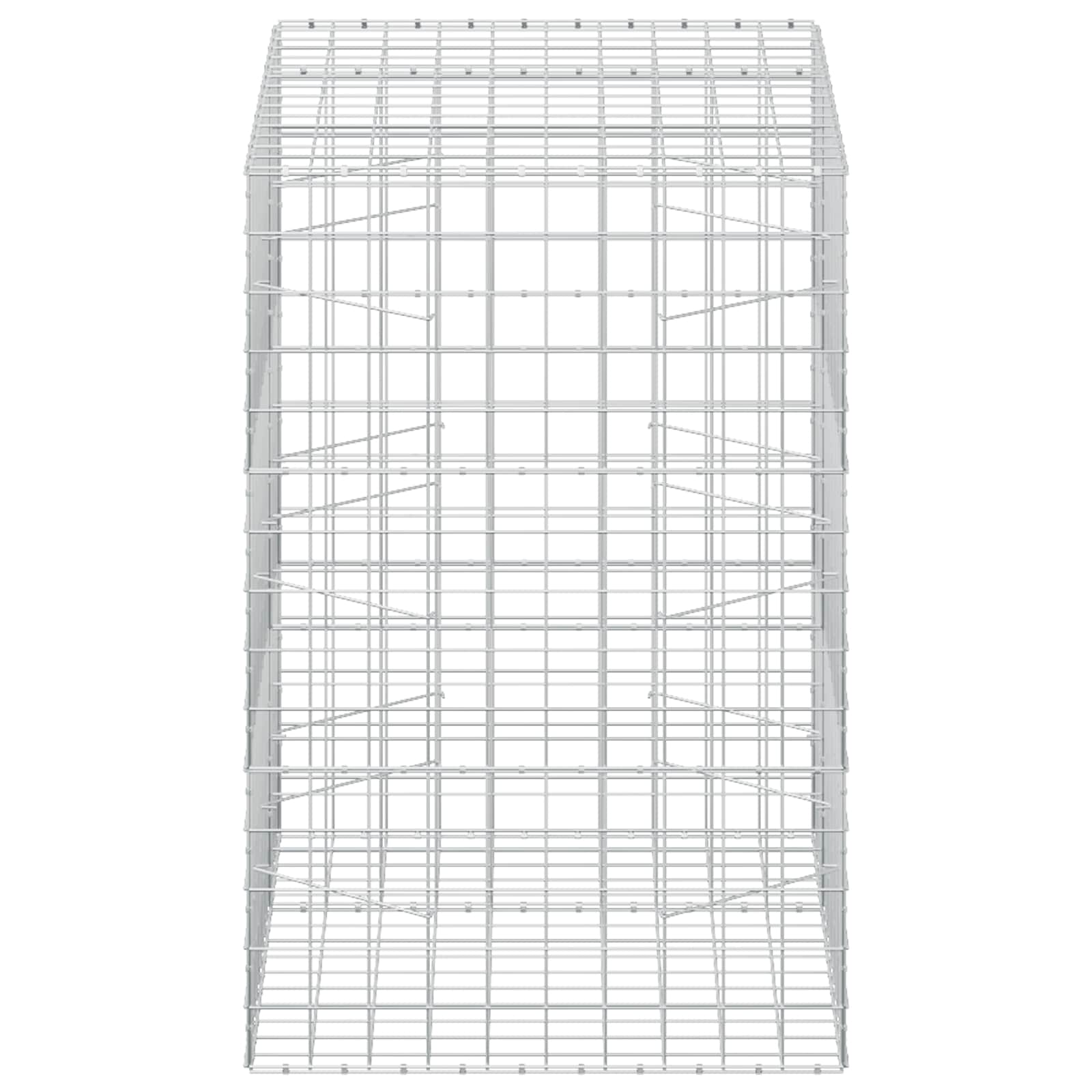 Gabion z žico 5 mm in mrežo 10x10 cm 150x100x150 cm