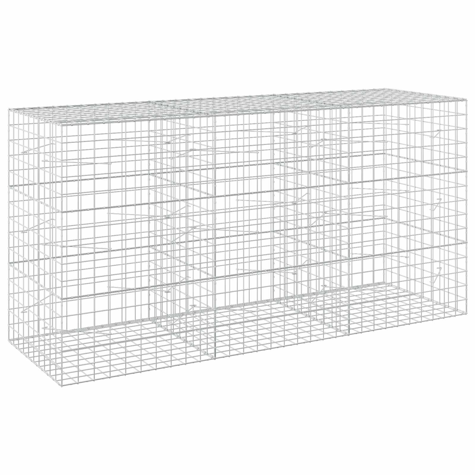 Gabion z žico 5 mm in mrežo 10x10 cm 300x100x150 cm