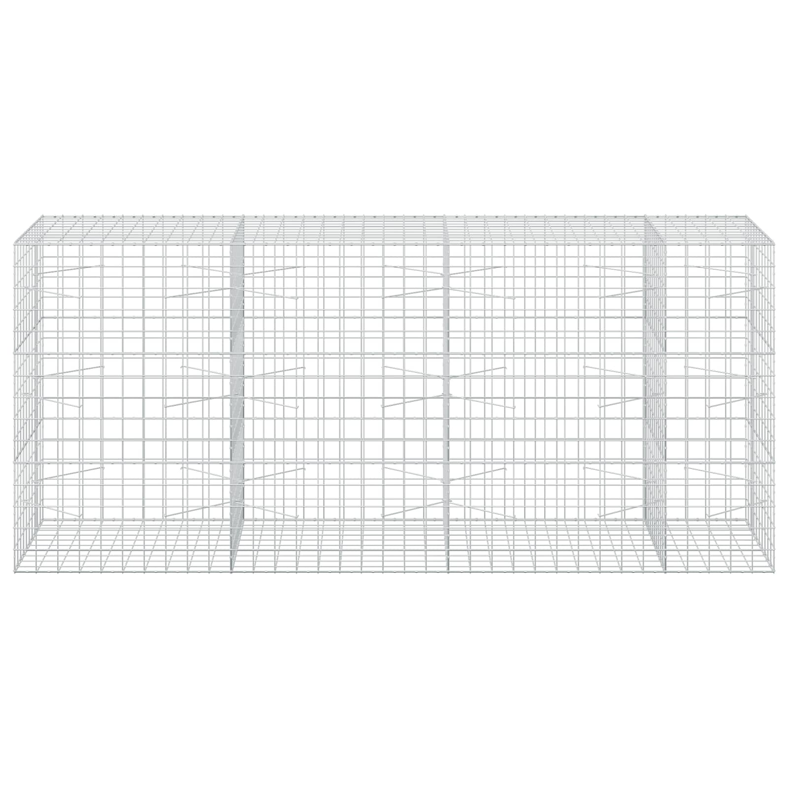 Gabion z žico 5 mm in mrežo 10x10 cm 350x100x150 cm