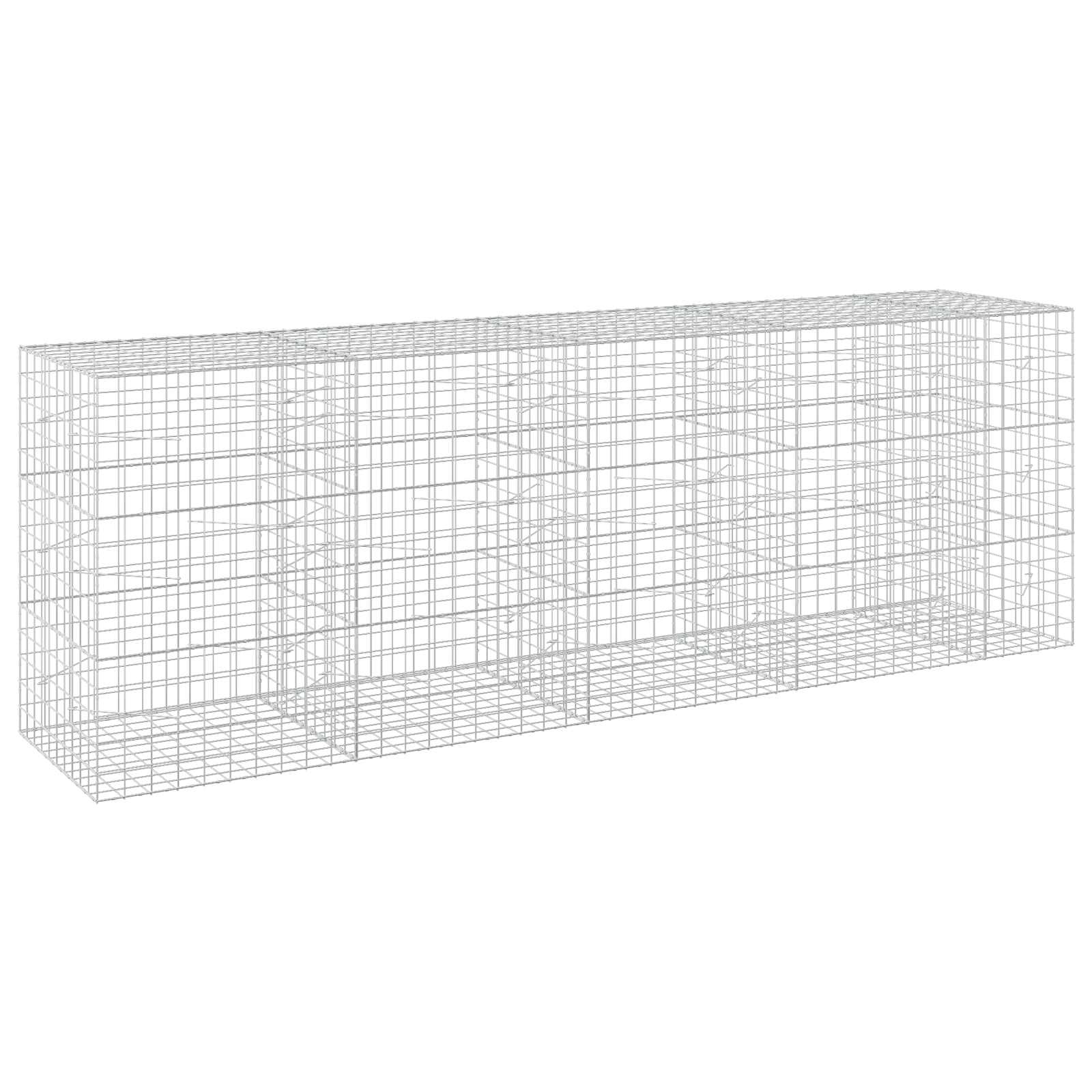 Gabion z žico 5 mm in mrežo 10x10 cm 450x100x150 cm