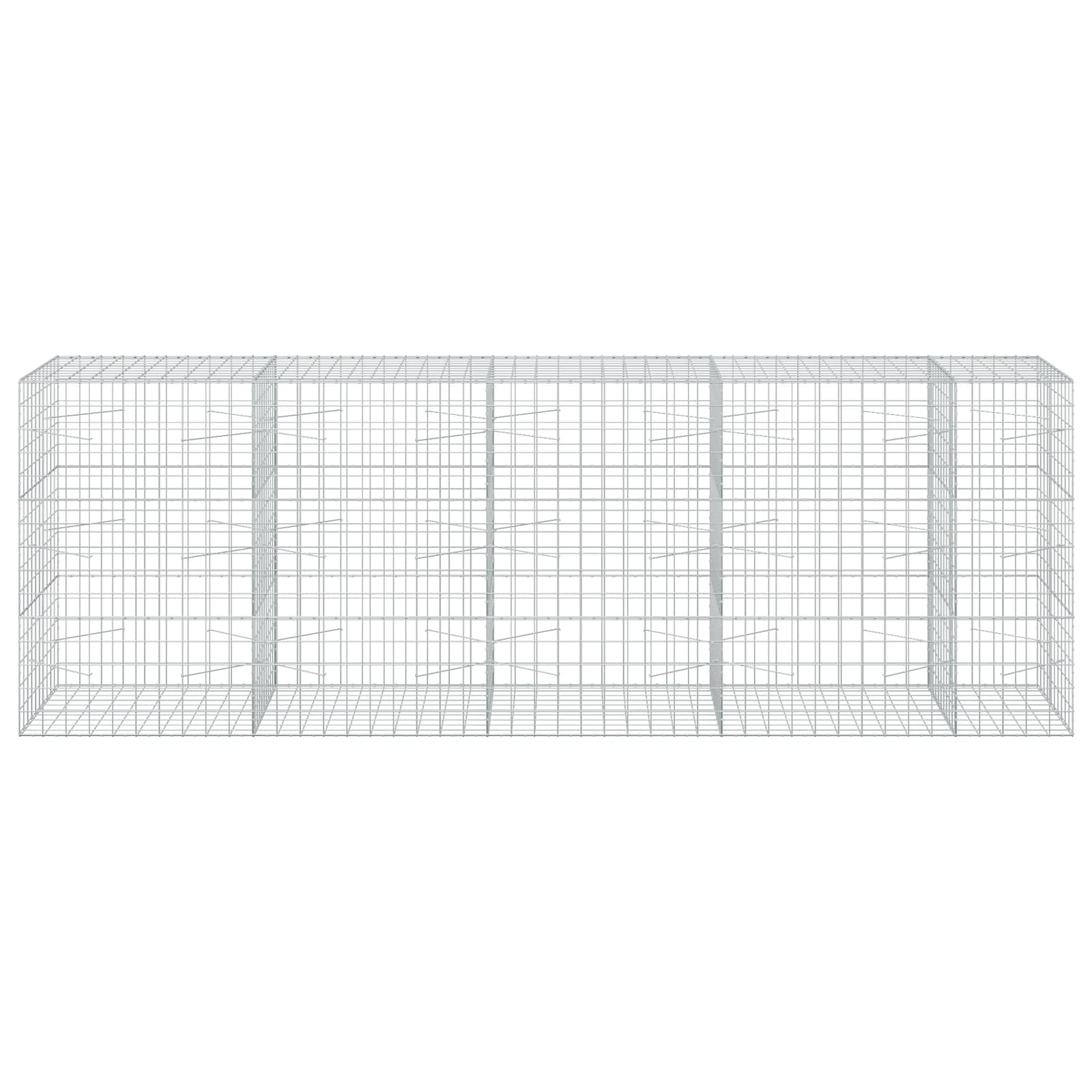 Gabion z žico 5 mm in mrežo 10x10 cm 450x100x150 cm