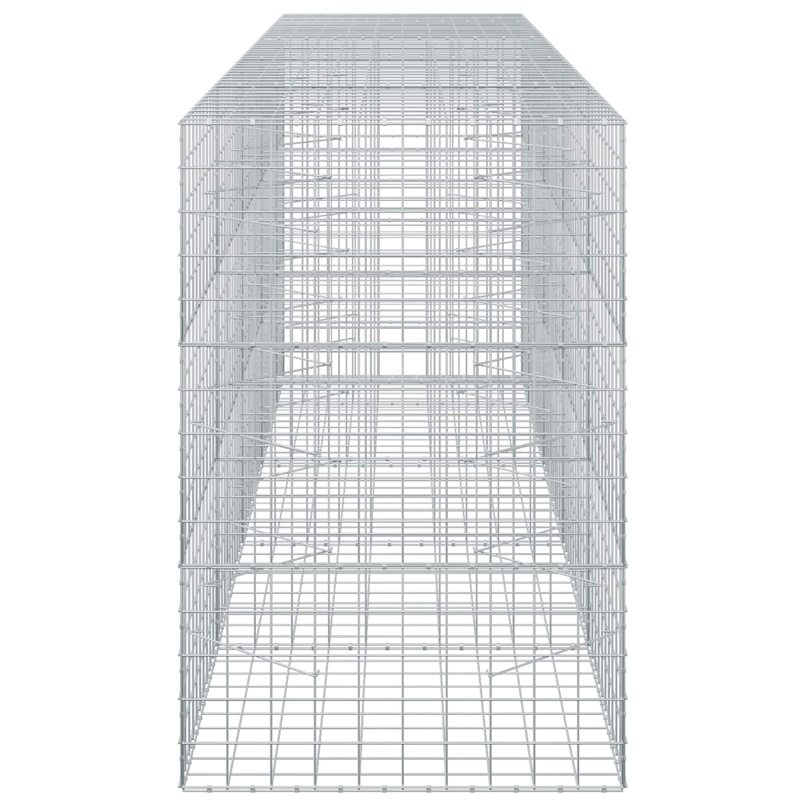 Gabion z žico 5 mm in mrežo 10x10 cm 450x100x150 cm