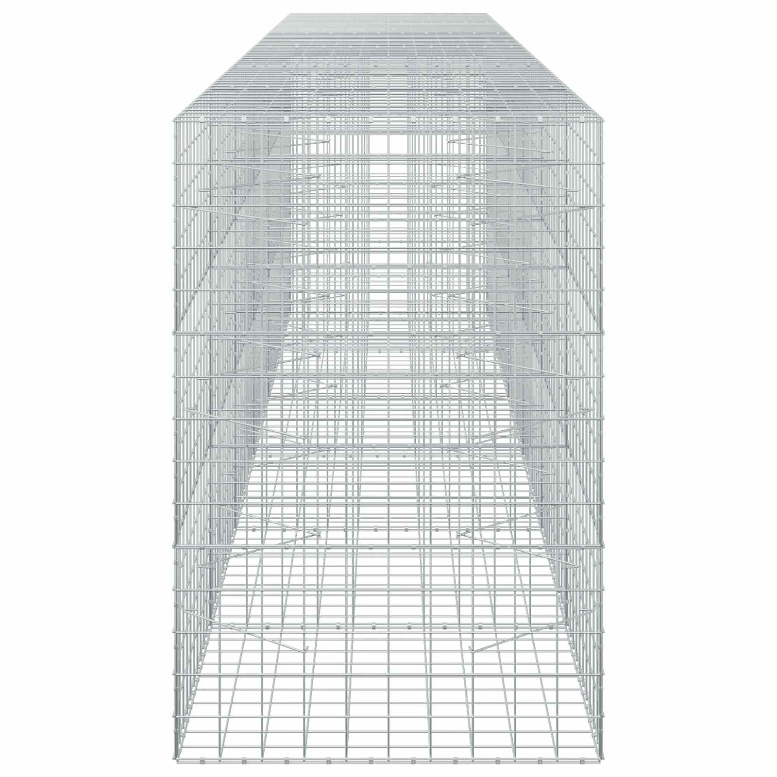 Gabion z žico 5 mm in mrežo 10x10 cm 600x100x150 cm
