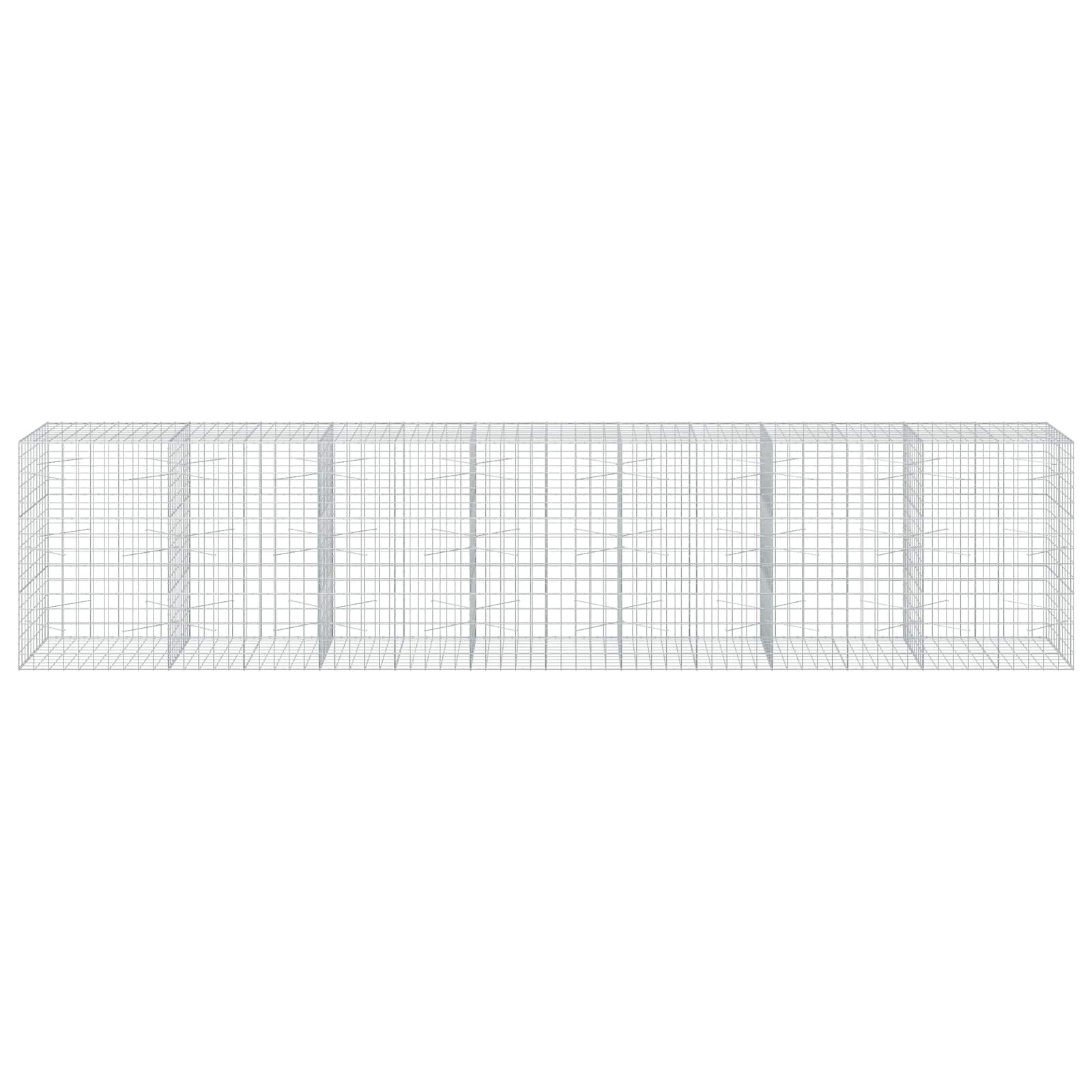 Gabion z žico 5 mm in mrežo 10x10 cm 700x100x150 cm