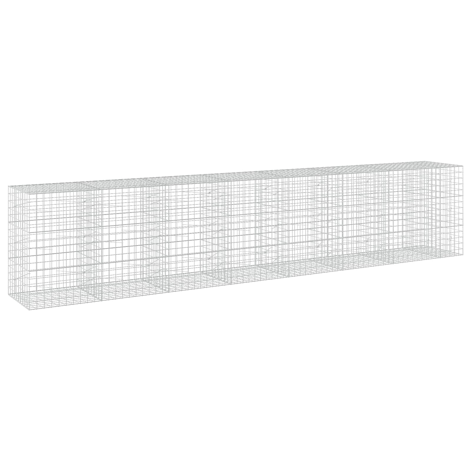 Gabion z žico 5 mm in mrežo 10x10 cm 750x100x150 cm