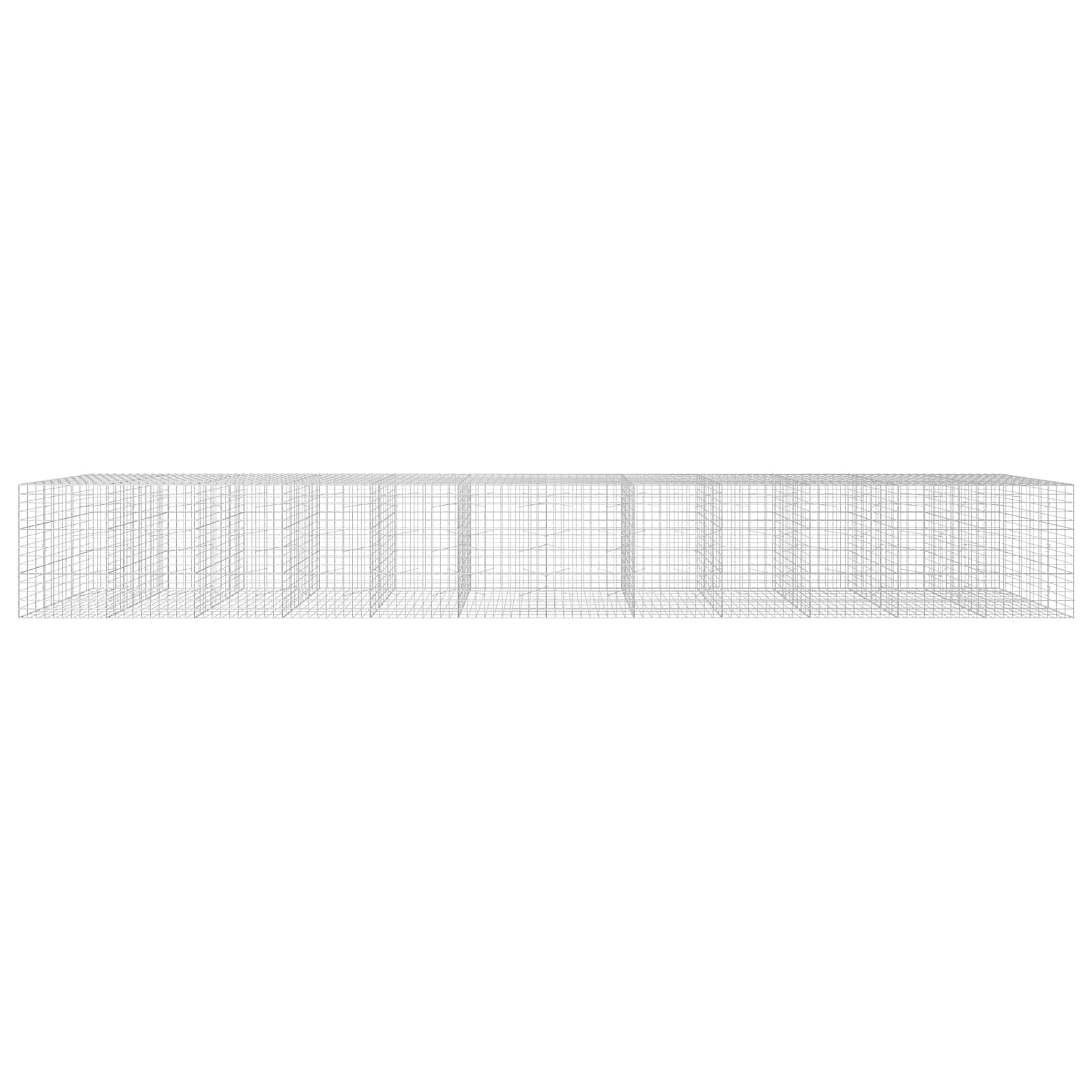 Gabion z žico 5 mm in mrežo 10x10 cm 1200x100x150 cm