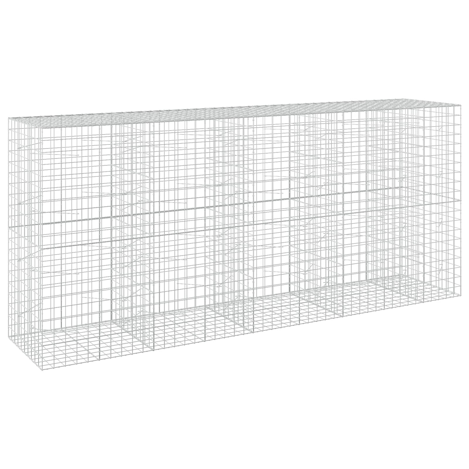 Gabion z žico 5 mm in mrežo 10x10 cm 450x100x200 cm