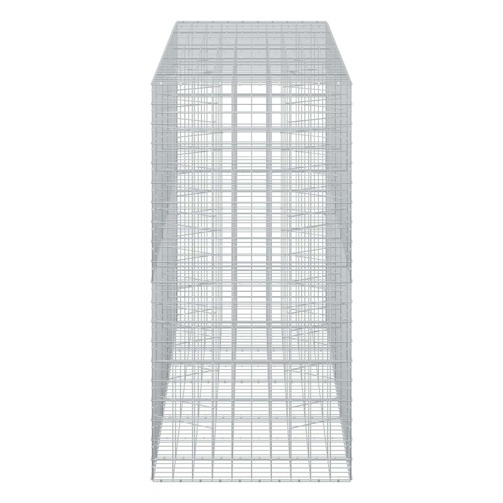 Gabion z žico 5 mm in mrežo 10x10 cm 450x100x200 cm