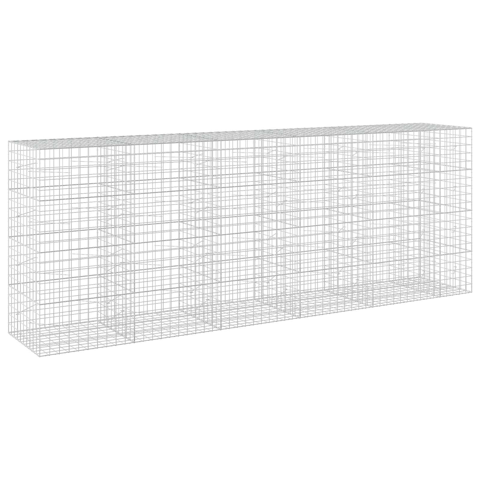 Gabion z žico 5 mm in mrežo 10x10 cm 550x100x200 cm