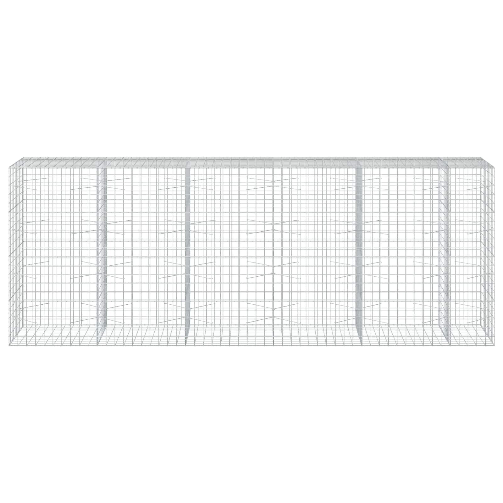 Gabion z žico 5 mm in mrežo 10x10 cm 550x100x200 cm