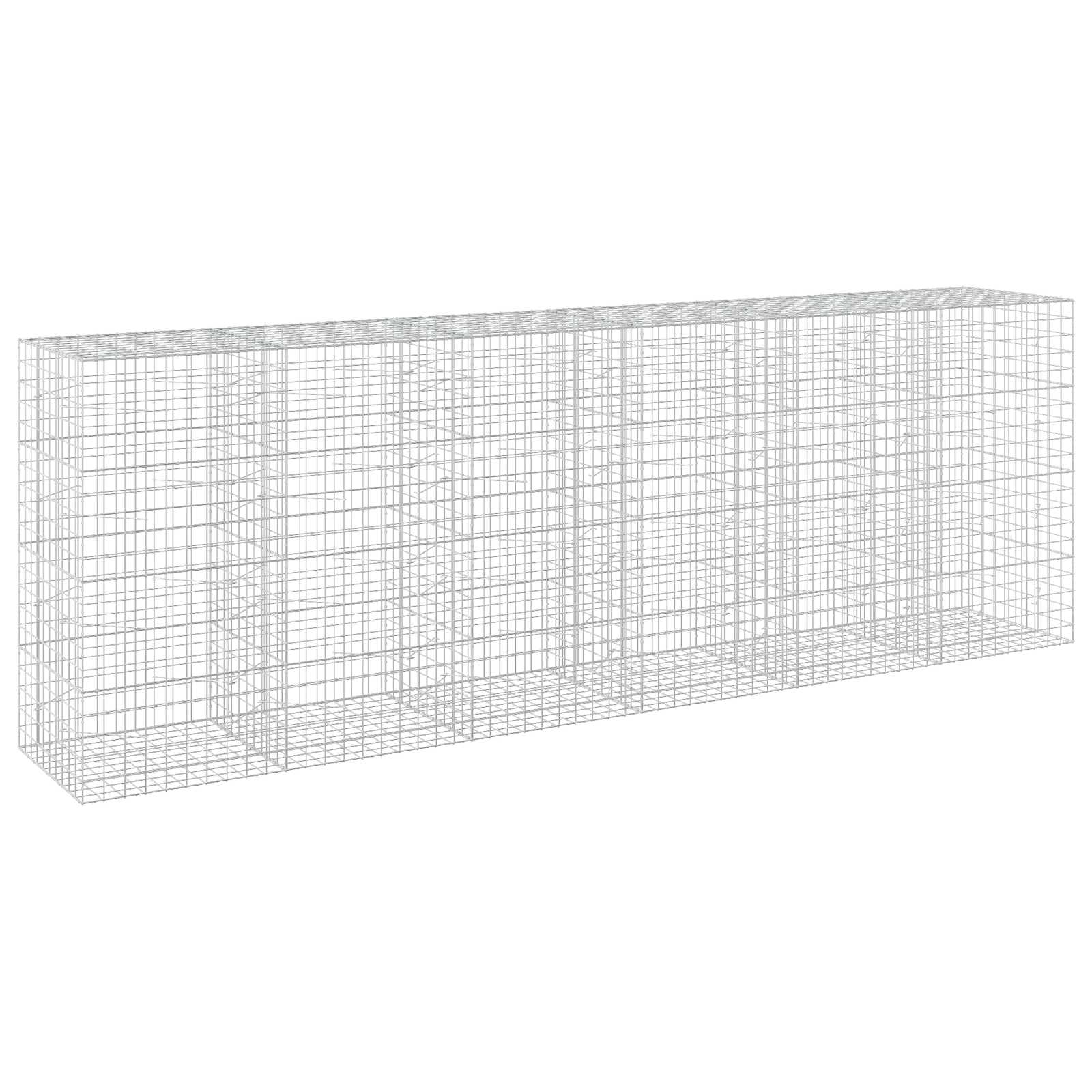 Gabion z žico 5 mm in mrežo 10x10 cm 600x100x200 cm