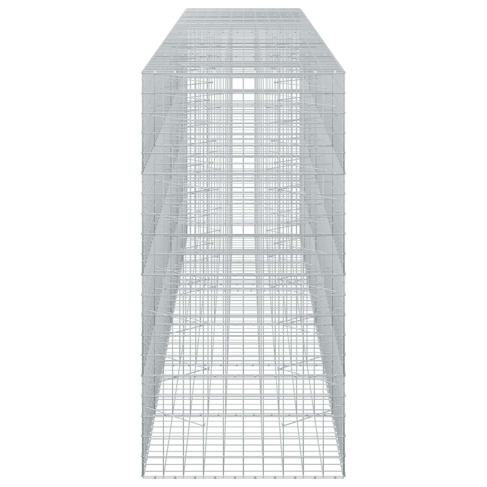 Gabion z žico 5 mm in mrežo 10x10 cm 600x100x200 cm