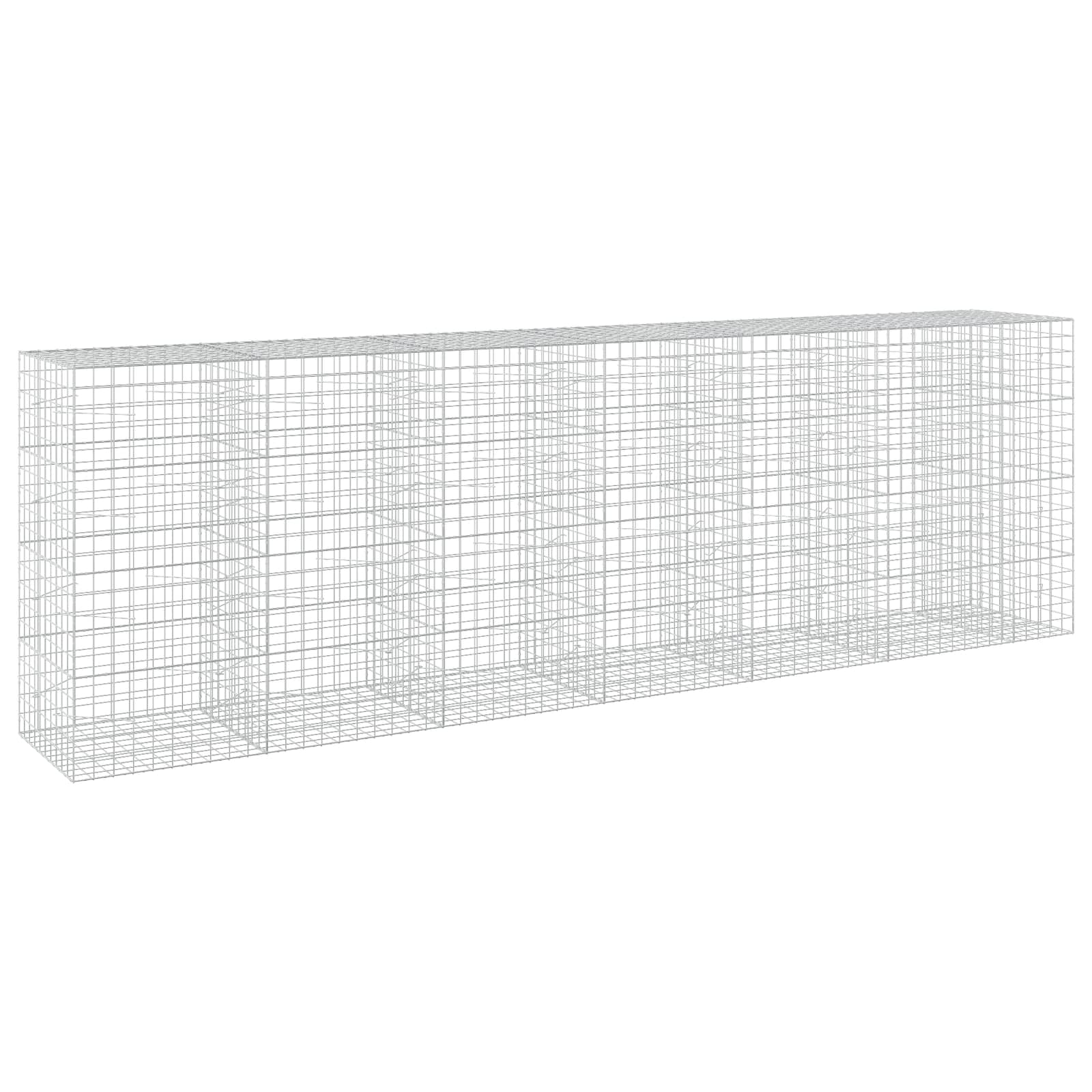 Gabion z žico 5 mm in mrežo 10x10 cm 650x100x200 cm