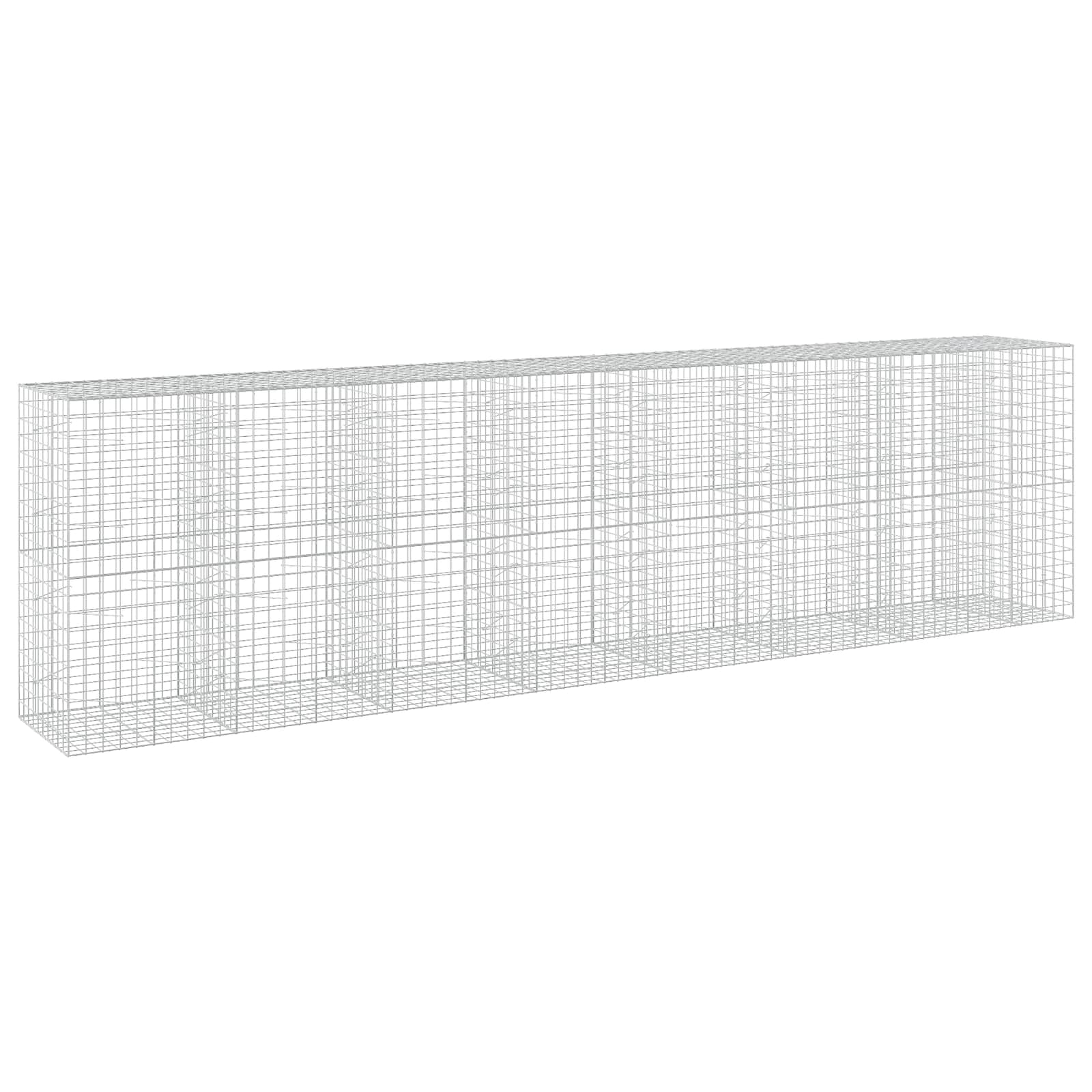 vidaXL Gabion s drátem 5 mm a síťkou 10x10 cm 750x100x200 cm