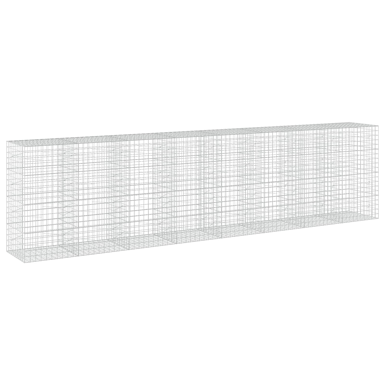 vidaXL Gabion s drátem 5 mm a síťkou 10x10 cm 800x100x200 cm