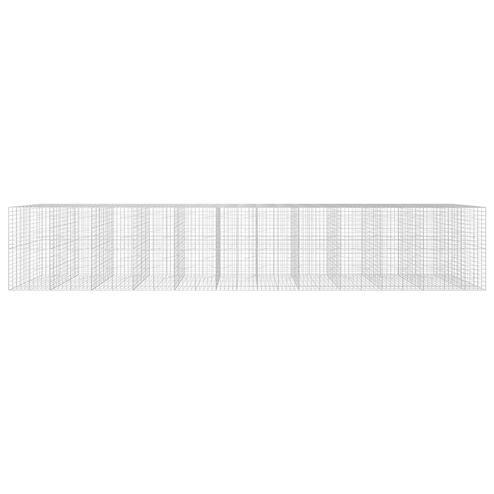 Gabion z žico 5 mm in mrežo 10x10 cm 1150x100x200 cm