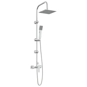 vidaXL Du&scaron;is&uuml;steem Kroom Roostevaba teras 21 x 48 x 112 cm