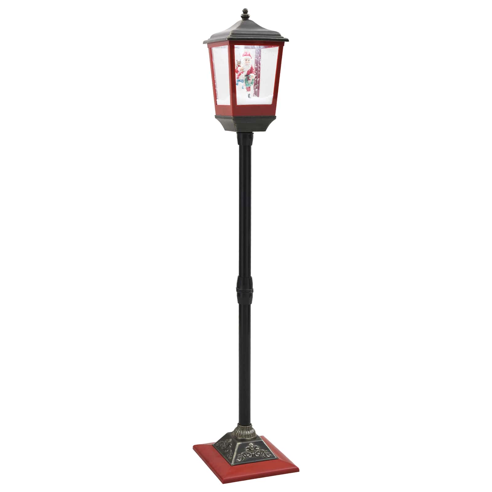 vidaXL Kerstlantaarn ESPOO Koel wit 26,5 x 26,5 x 146 cm, foto 3