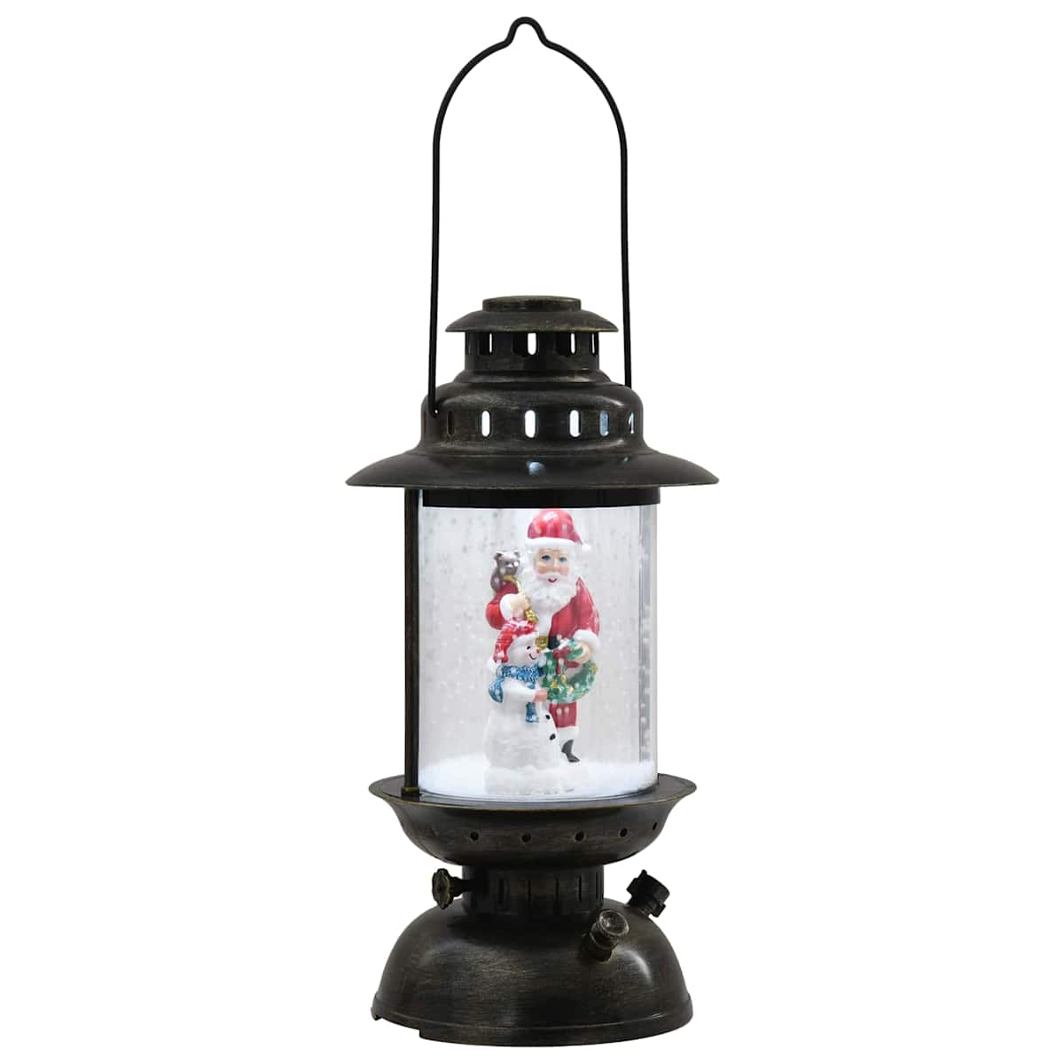 Christmas Lantern ESPOO Kold hvid Ø 21 x 40,5 cm - Billede 2