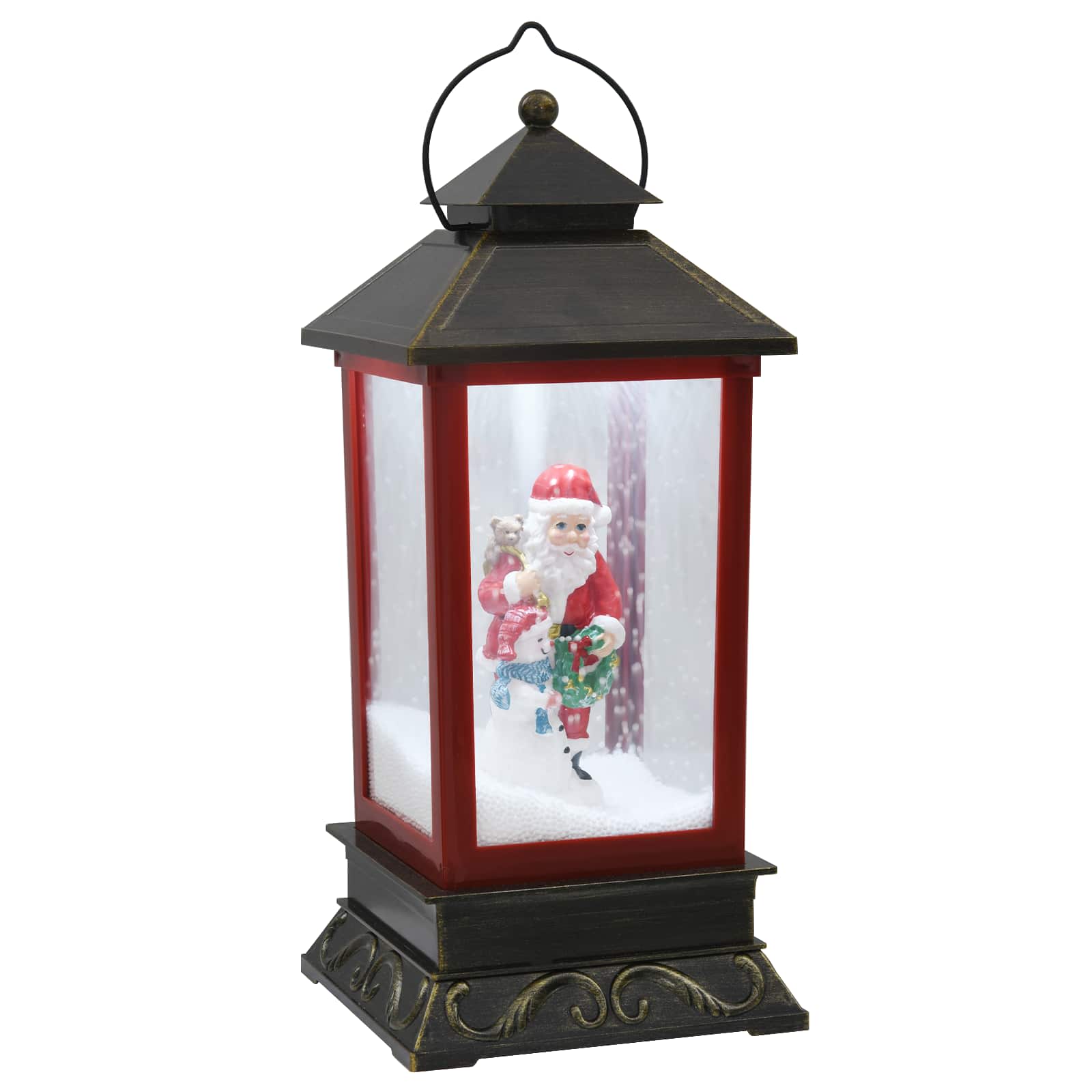 vidaXL Kerstlantaarn ESPOO Koel wit 17,5 x 17,5 x 41 cm, foto 3