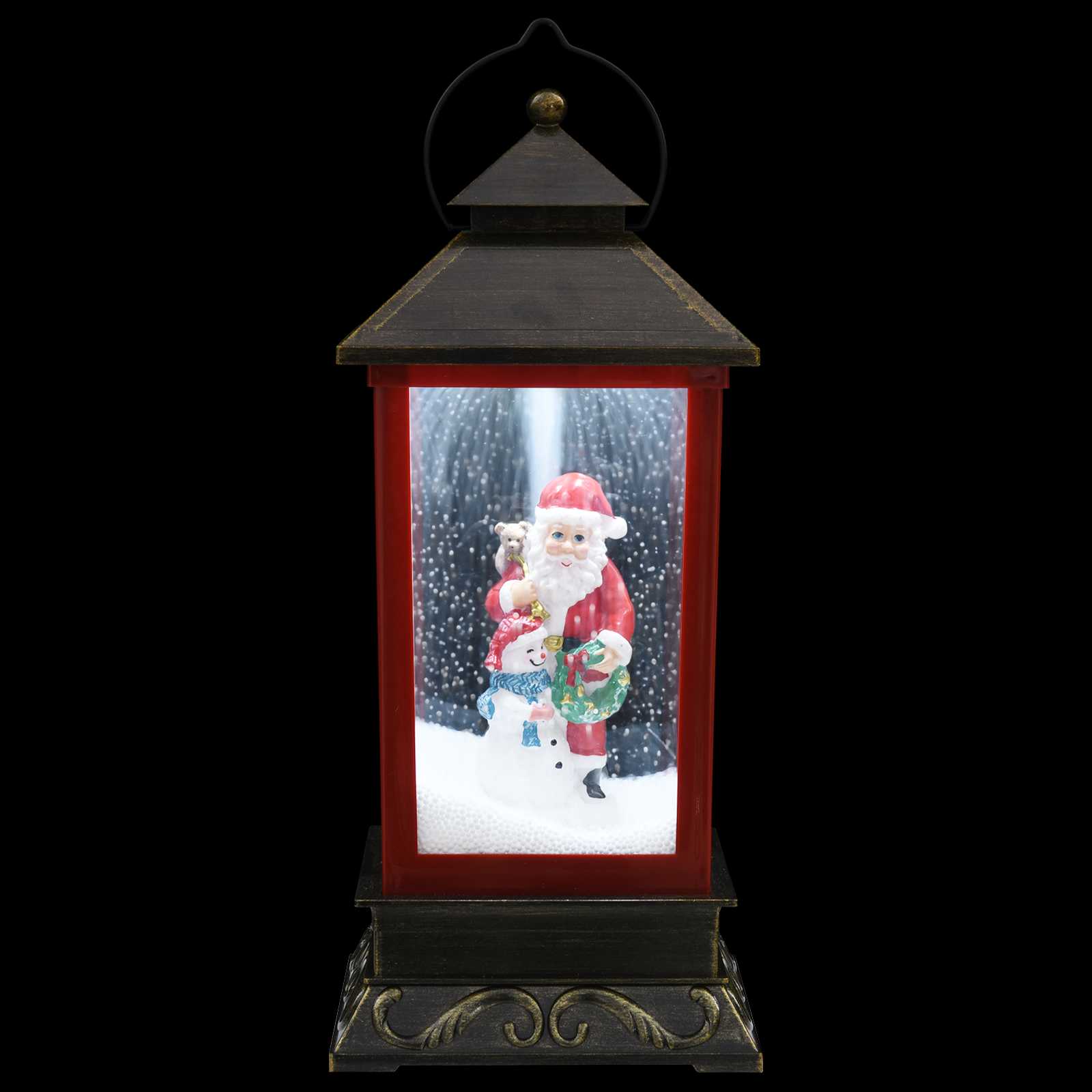 vidaXL Kerstlantaarn ESPOO Koel wit 17,5 x 17,5 x 41 cm, foto 4