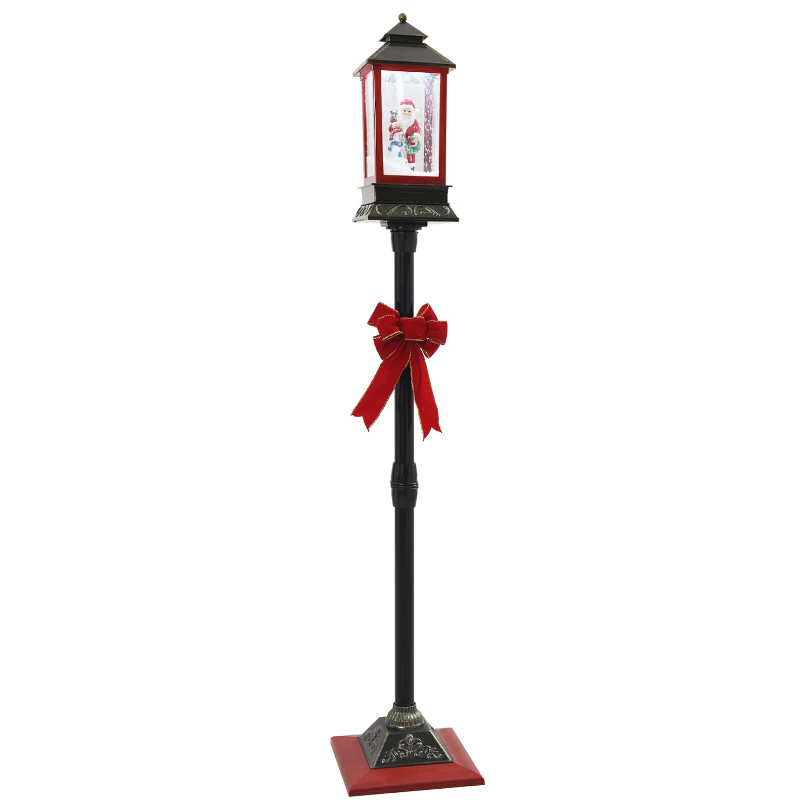 vidaXL Kerstlantaarn ESPOO Koel wit 26,5 x 26,5 x 150 cm, foto 3