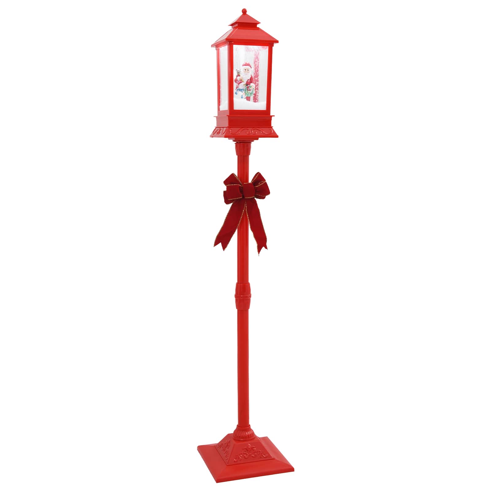 vidaXL Weihnachtslaterne ESPOO Kaltweiß 26,5 x 26,5 x 150 cm – Bild 2