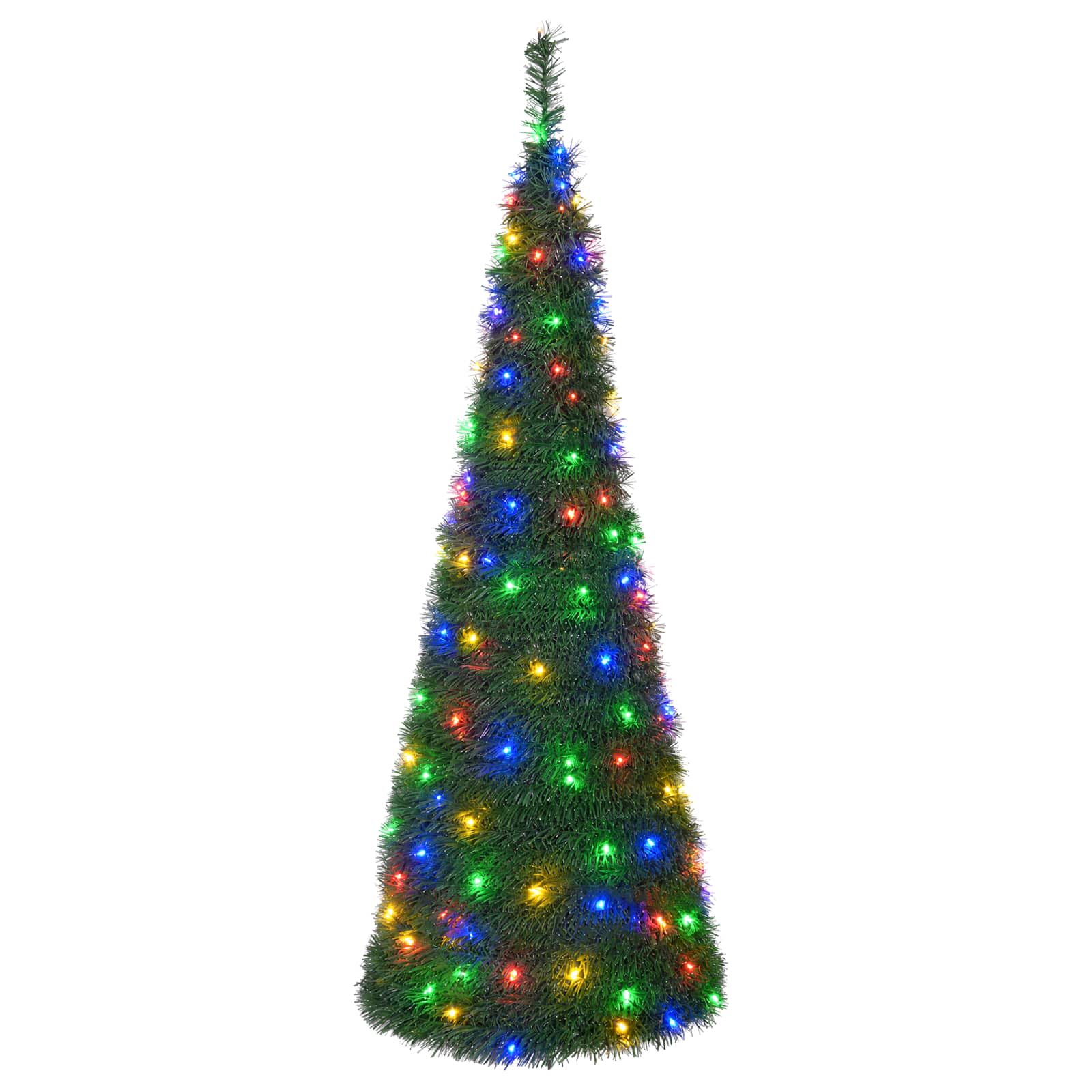 Pop-up LED božično drevo 180 cm 150 LED PVC Zelena