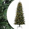 vidaXL Kunstlik kokkupandav j&otilde;ulupuu 120 cm 150 LED-i Soe valge