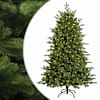 vidaXL Kunstlik kokkupandav j&otilde;ulupuu 120 cm 150 LED-i Soe valge