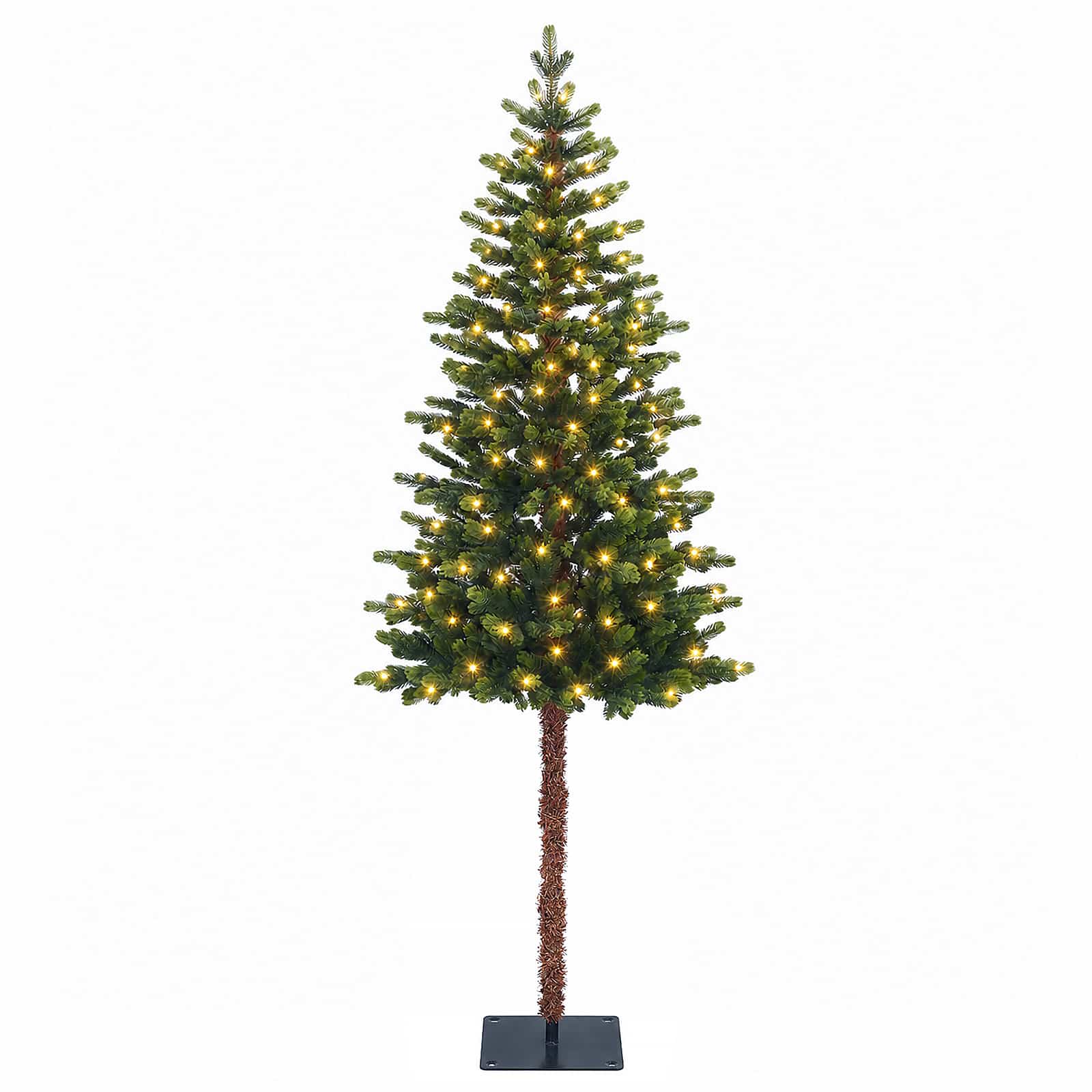 Umetno Zložljivo Božično Drevo 150 cm 150 LED Toplo bela