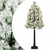 vidaXL Kunstlik kokkupandav j&otilde;ulupuu 120 cm 150 LED-i Soe valge