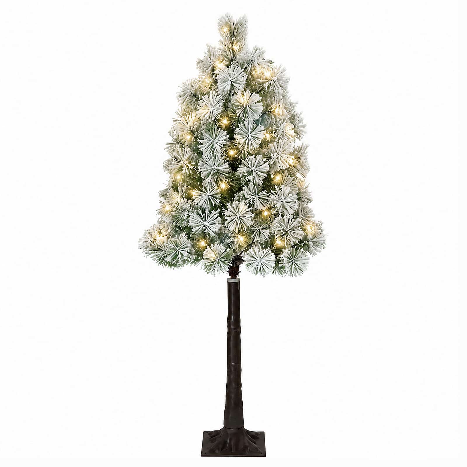 Umetno Zložljivo Božično Drevo 150 cm 150 LED Toplo bela
